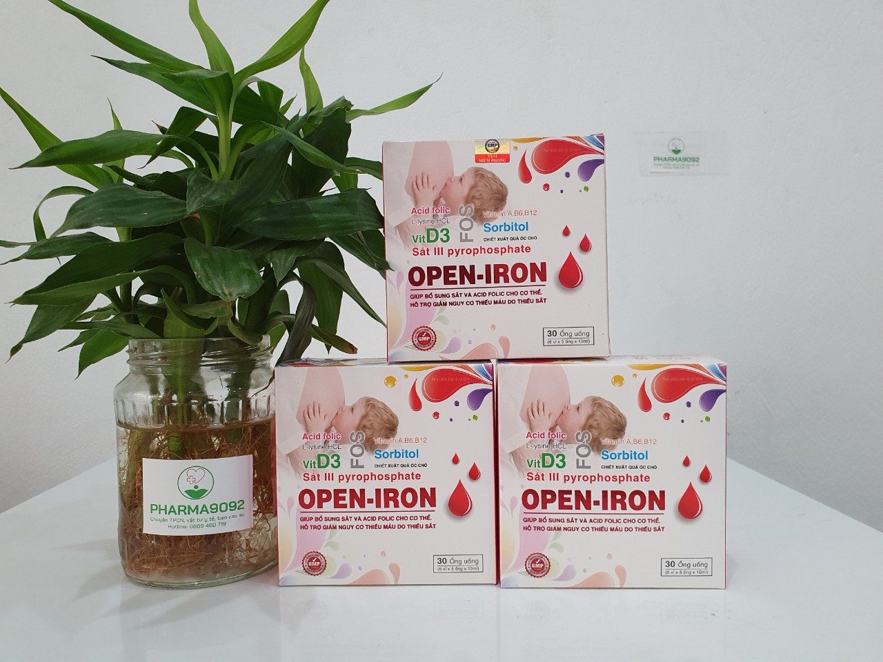 BỔ MÁU OPEN - IRON. Giúp bổ sung sắt và acid folic cho cơ thể