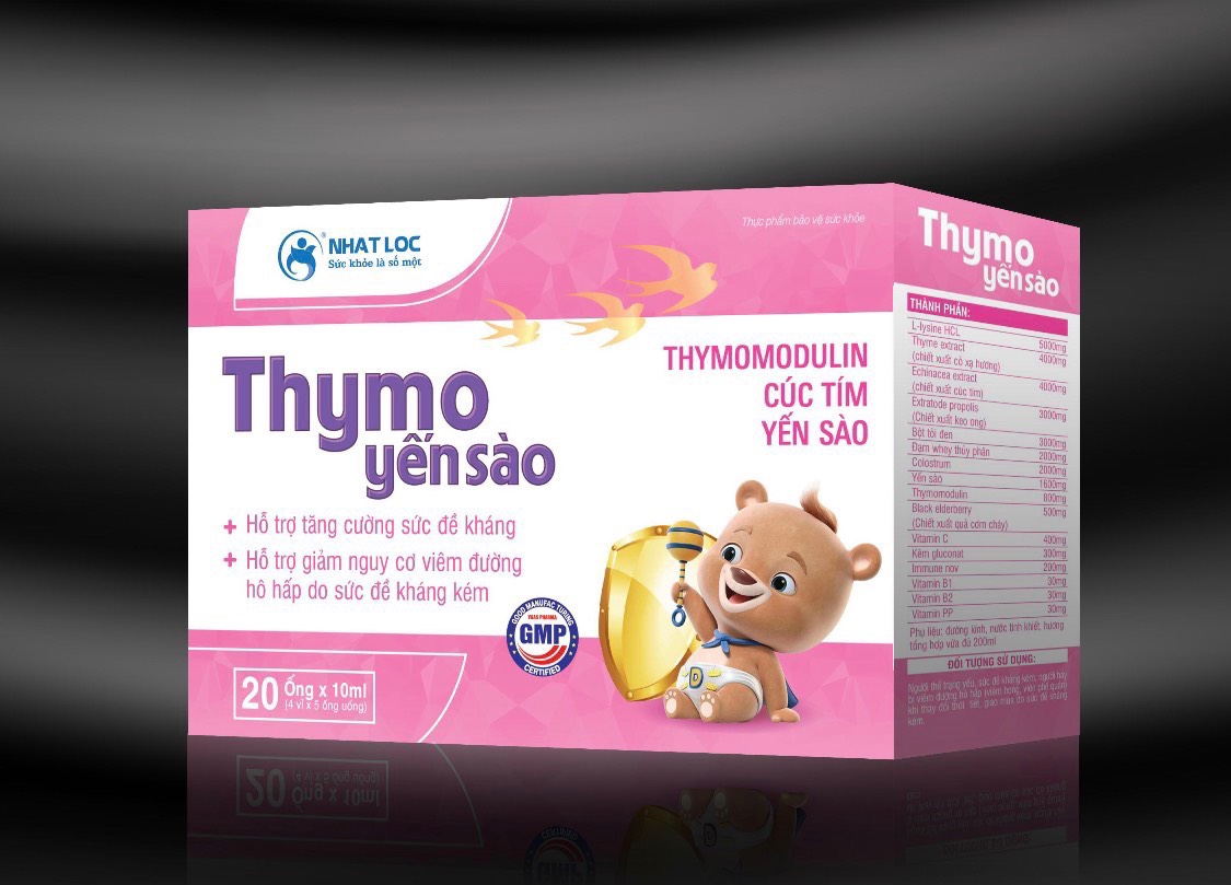 THYMO YẾN SÀO giúp tăng đề kháng, giảm các bệnh do đường hô hấp gây ra...