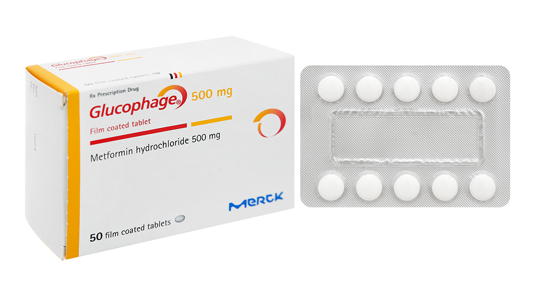 Glucophage 500mg trị đái tháo đường