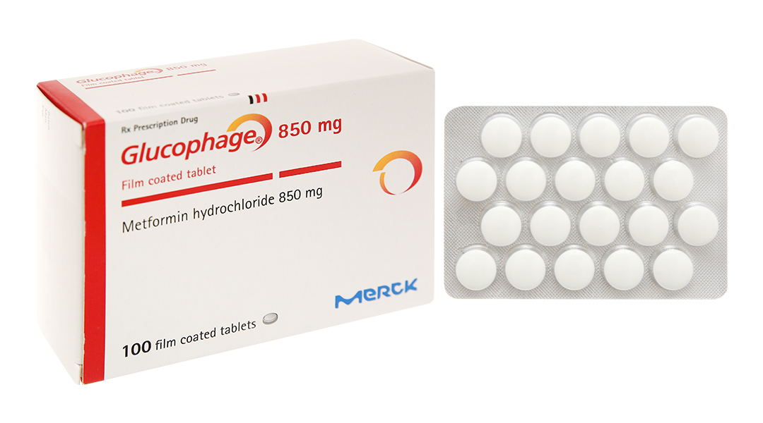 Glucophage 850mg trị đái tháo đường tuýp 2