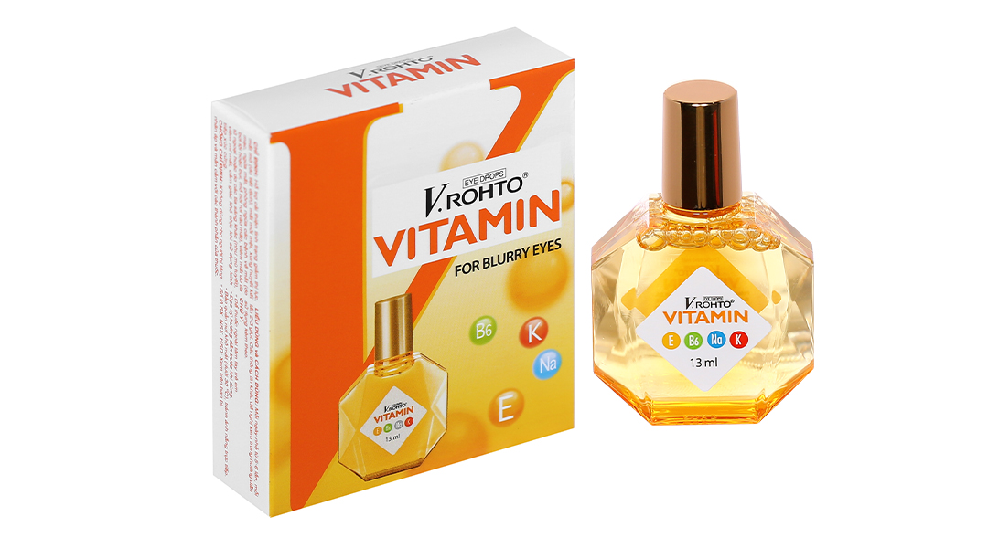 Dung dịch nhỏ mắt V.Rohto Vitamin cải thiện tình trạng giảm thị lực