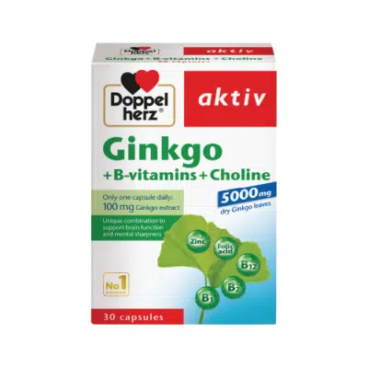 Chi tiết Thực phẩm bảo vệ sức khỏe Ginkgo + Vitamin B + Choline