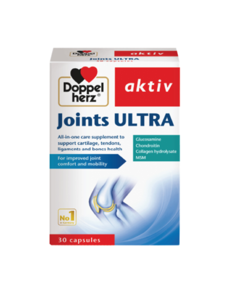 Chi tiết Joints Ultra Doppelherz - Hỗ trợ điều trị thoái hóa khớp, bảo vệ sụn khớp