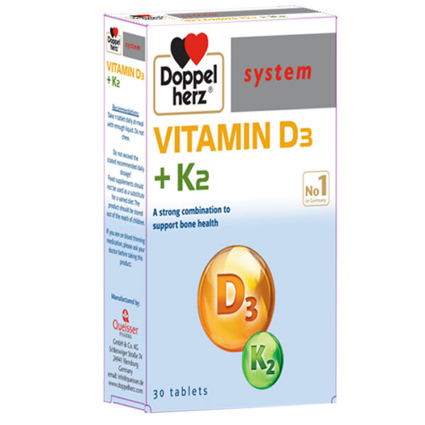 Chi tiết Thực phẩm bảo vệ sức khỏe Vitamin D3 + K2